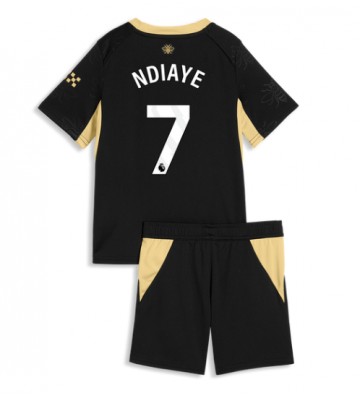 Manchester City Iliman Ndiaye #7 Udebanetrøje Børn 2026-27 Kortærmet (+ Korte bukser)
